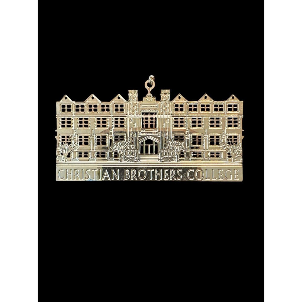 Christian Brothers College High School Ornament St Louis MO Gold‎ Christmas CBC